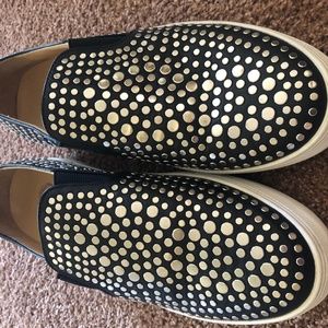 Studded Flat Slip ons